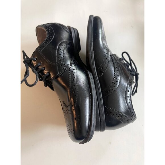 Florshein Midtown Little Boys Leather Oxfords Sz 13M Black - Picture 4 of 8